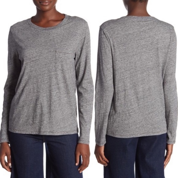 Madewell Long Sleeve Crew Neck T-Shirt - Picture 6 of 6